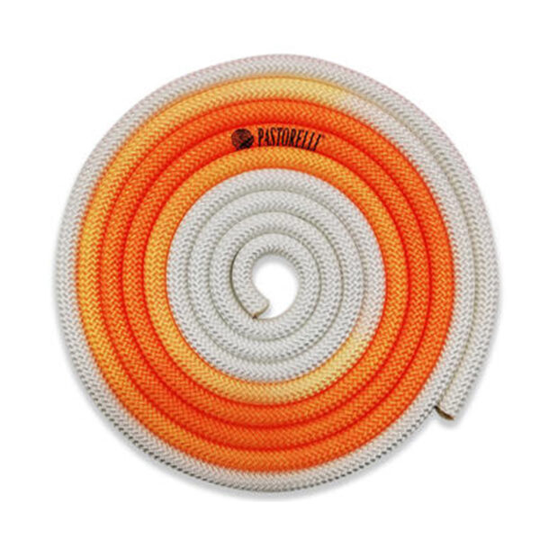 Gymnastické švihadlo Pastorelli Multicolor - Orange-White